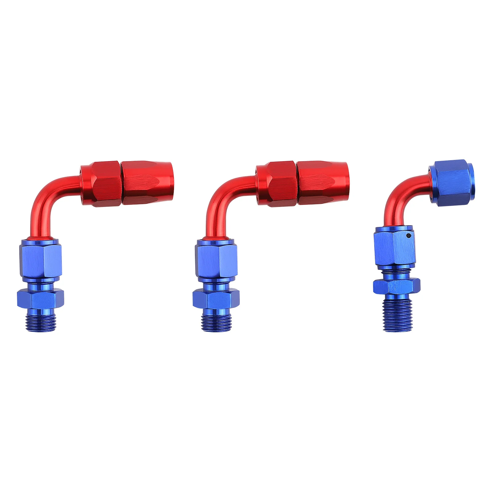 مجموعة منظم ضغط الوقود القابلة للتعديل AN 6 أطراف تركيب عالمية 100 رطل لكل بوصة مربعة أحمر جديد مجموعة واحدة