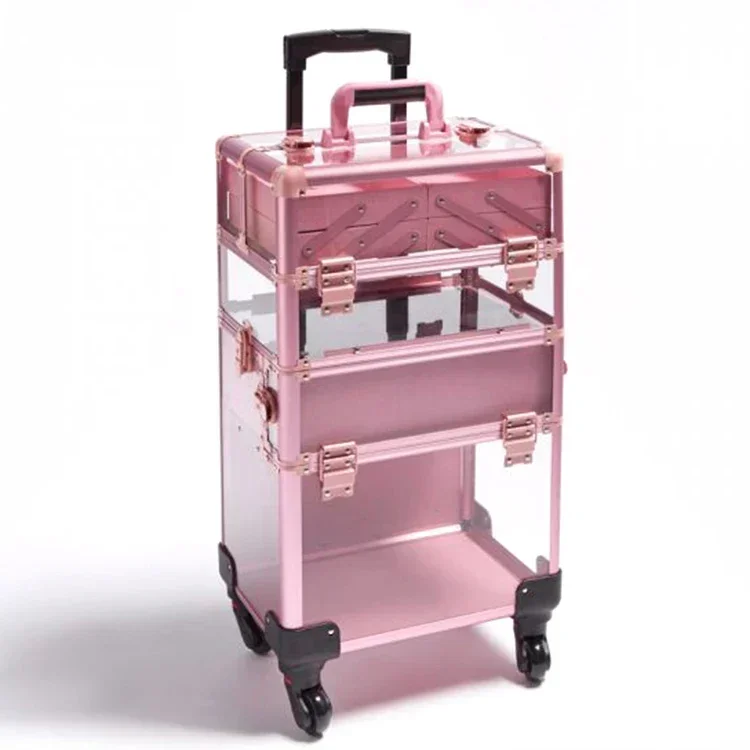 Aluminum Table for Salon Space Saving Stable Structure Premium Quality Smooth Surface Easy to Use Sturdy Construction