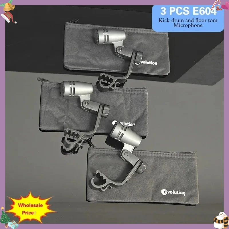 

Микрофоны Evolution 600 Series E604 Compact Dynamic Instruments для ударных установок и студийной записи, 3 шт., оптовая продажа