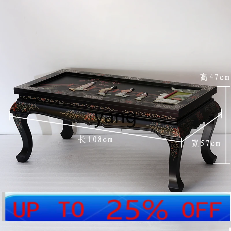 

LH new Chinese jade inlay, tea table, dining table small household