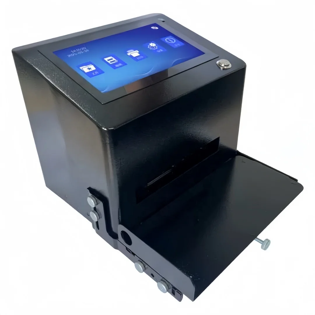 New 12.7mm Desktop 9 Inch Touch Screen Static Inkjet Printer for Variable Expiry Date Batch Coding Logo QR Code Printing Machine