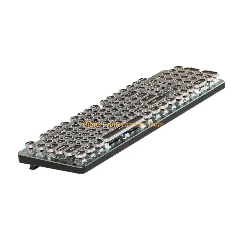 

Механическая игровая клавиатура 97QA, тип C, кабельное соединение, светодиодные эффекты, колпачки из АБС-пластика