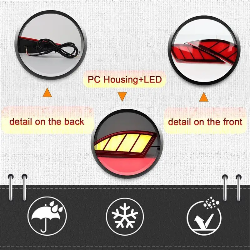 Светодиодный последовательный указатель поворота, задний фонарь, отражатель заднего бампера для Lexus RX350 2020-2022, аксессуары