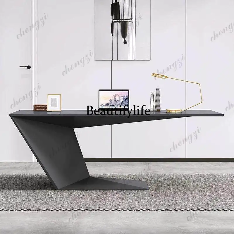 

Painted office, creative, desk, negotiation table, simple modern home desk