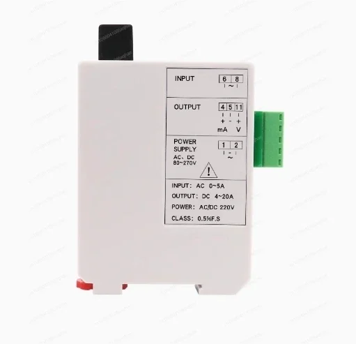 Voltage Transducer ZA-WU AC 5V 100V 200V 500V 1000V input 4-20mA 0-10V Output Signal Isoaltor DC24V 220V Power Supply