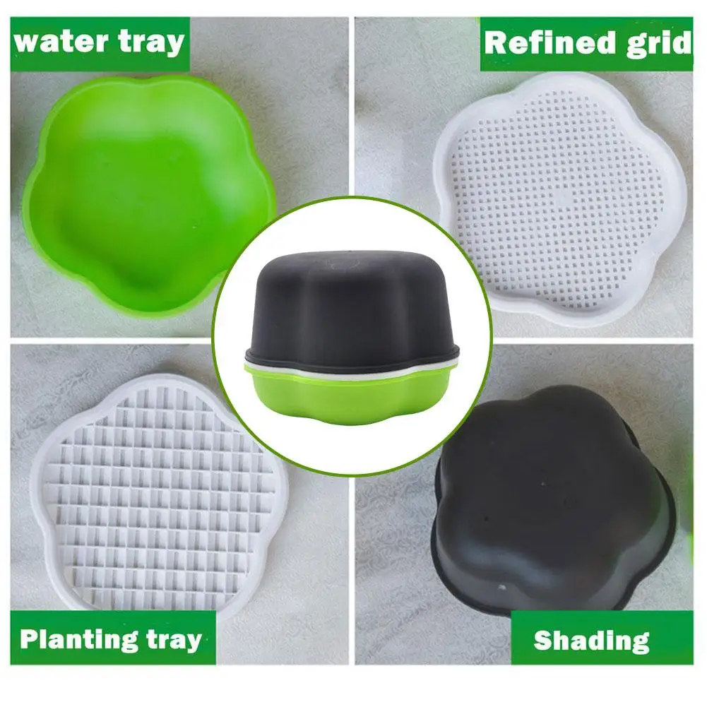 Hydroponics Peanut Sandbox Multifunctional Planting Box Family Garden Wheat Catgrass Germination Soilless Planting Seedling Box