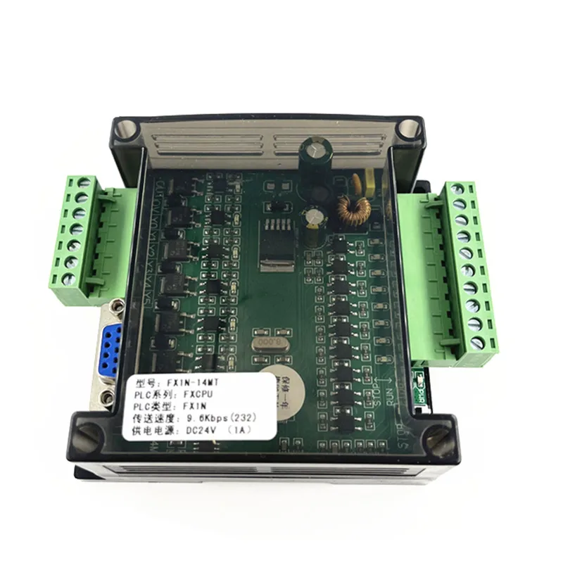 1pcs PLC Industrial Control Board FX1N-14MR FX1N-14MT Board Type Simple Programmable PLC Controller