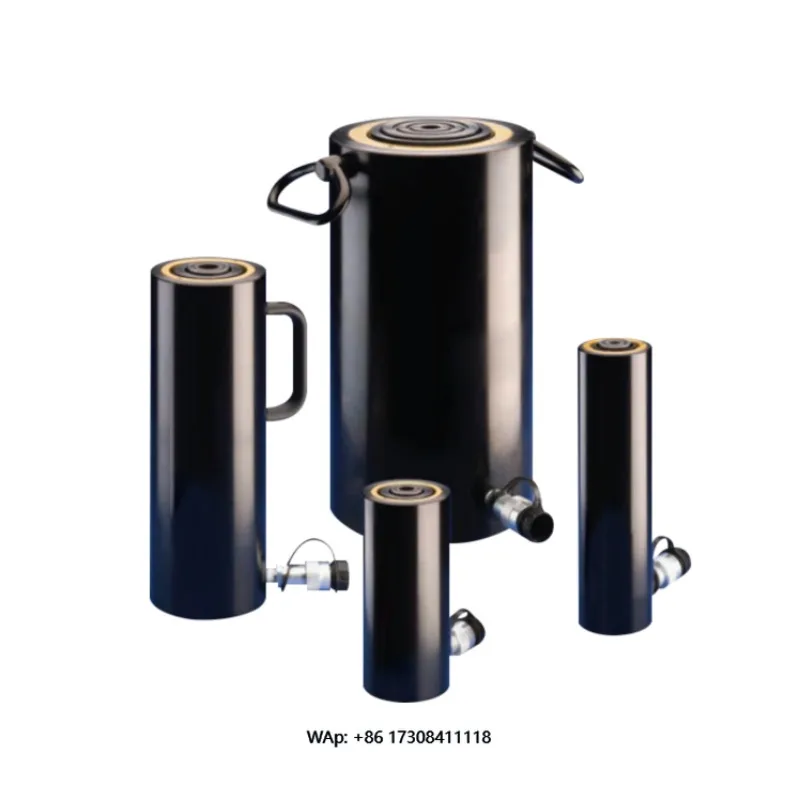Aluminum Light Weight Hydraulic Cylinder RAC-1006 Long Stroke 150mm Capacity 100T Equal Quality