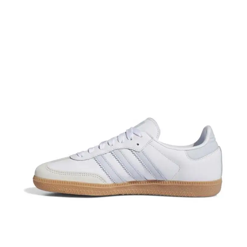 Adidas Originals SAMBA OG Comfortable, Anti Slip, Wear Resistant Low Cut Board Shoes for Men and Women in White