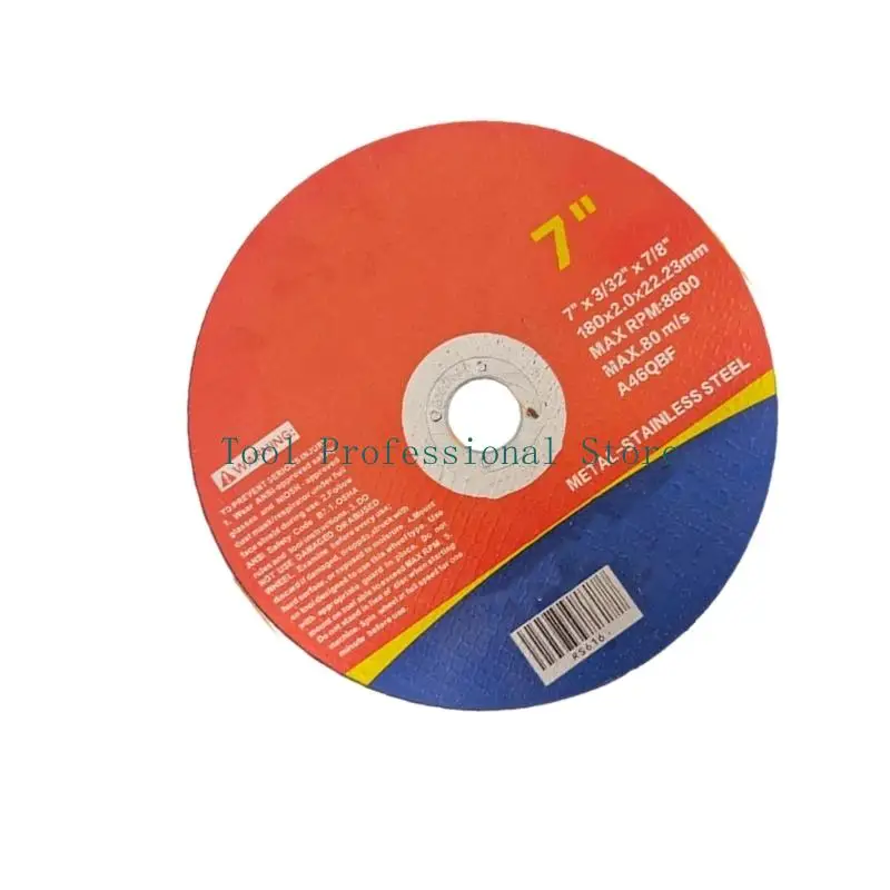57QF Cut-Off Wheel Cutting Disc with Resin-Set Abrasive Construction for Powered Cutting of Steel and Stainless-Steel Workpieces