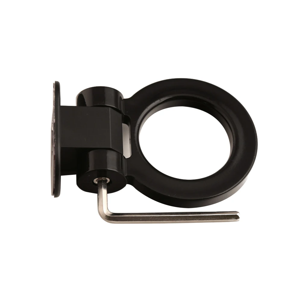 

U Shaped Car Tow Hook Durable ABS Universal Ring Decorative Hooks Towing Stylish Front Rear Bumper AdjustablePurple