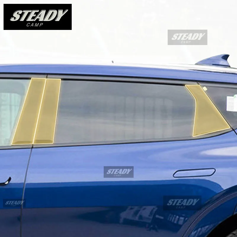 

Pre cutting Car Exterior Body C Window pillar PPF paint protection film TPU scratch resistant For Kia EV6 GT 2021-2024