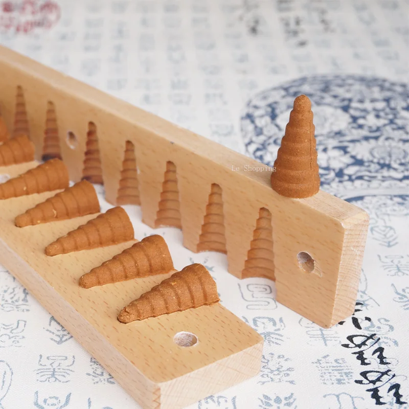 7-piece Set of Incense Making Mold Tools DIY Reverse Flow Incense Grain Tower Cone Incense Manual Incense Making Supplies