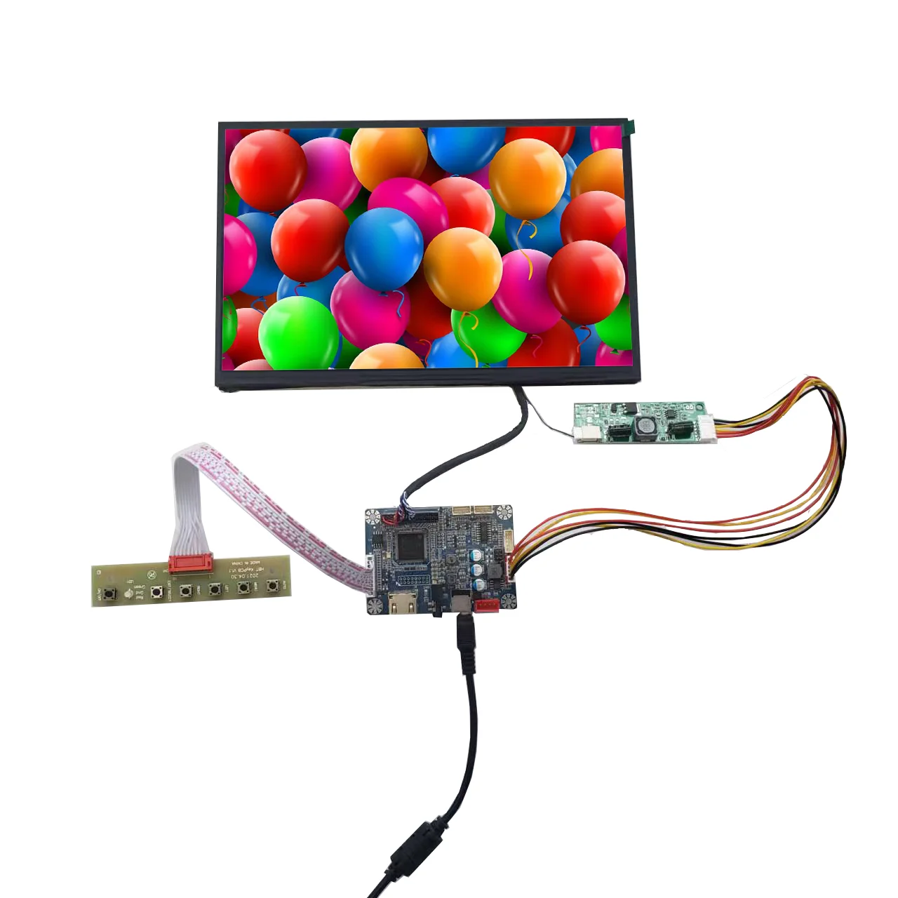 GV101WXM-N30 BOE 10.1 inch  resolution 1280x800 lcd screen with rtd2513A controller board input LVDS speaker output