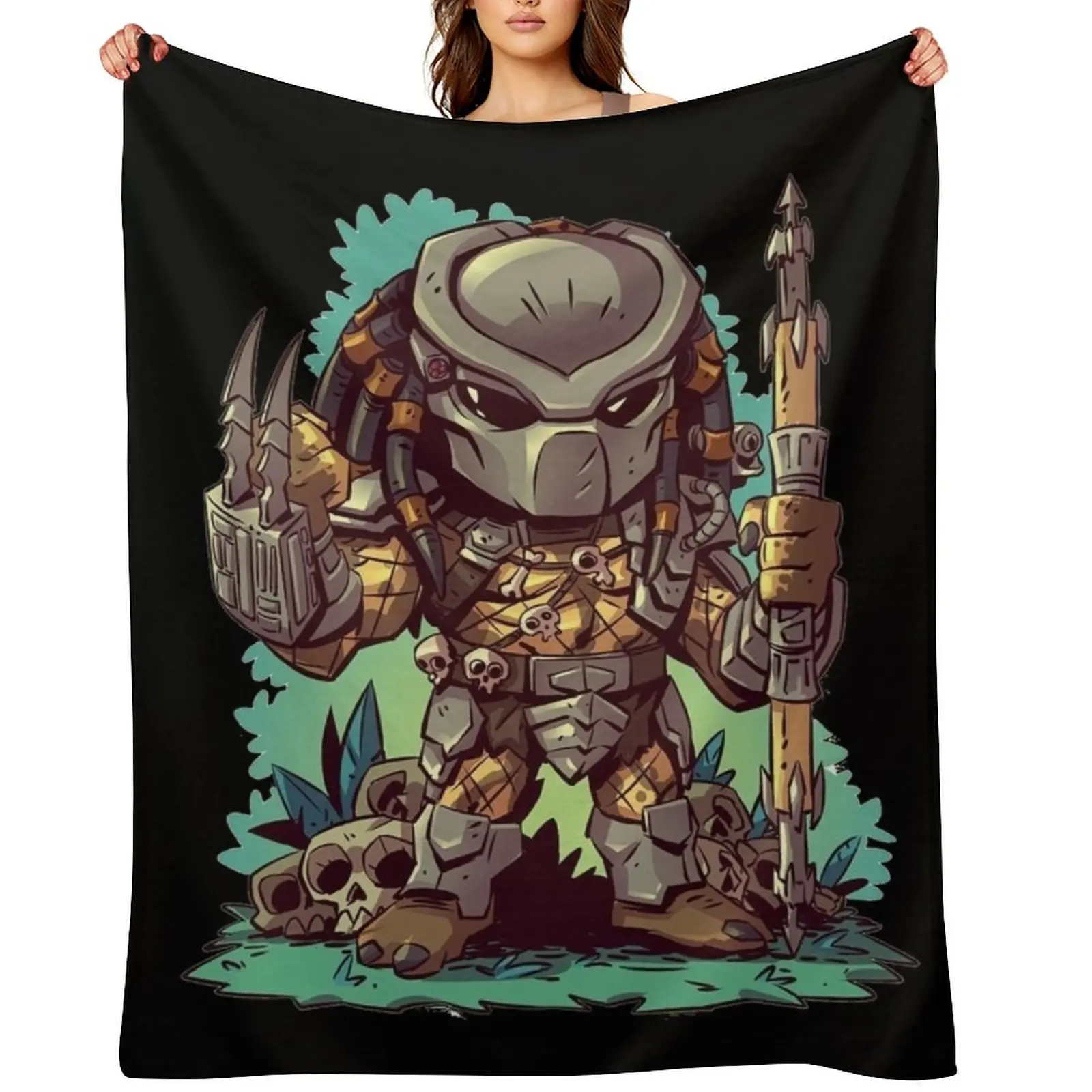 

predator Throw Blanket Furrys For Baby Winter beds Bed covers Blankets