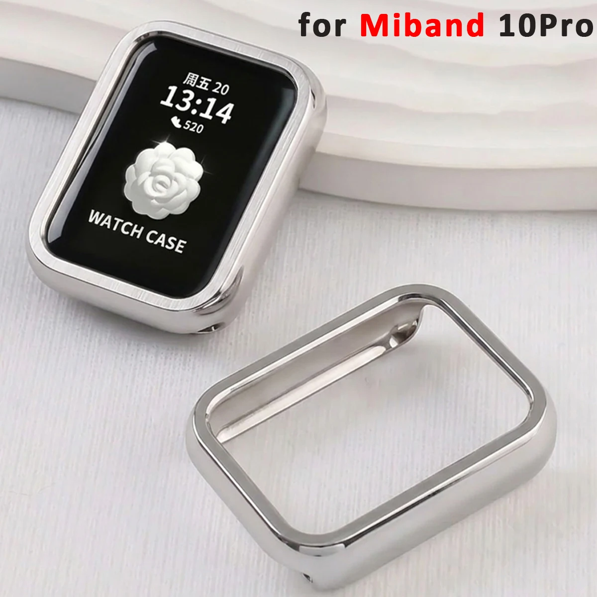 PC-Hohlgehäuse für Xiaomi Miband 10Pro Smart Watch Armband Stoßfänger-Abdeckung Displayschutzfolie für Xiaomi Mi Band 10 Pro Schutzhülle Zubehör