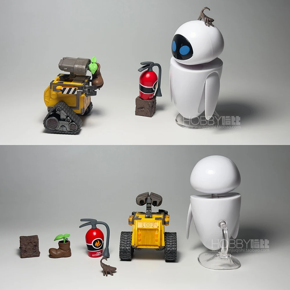 Nowa Figurka Robot Wall-E Eve Mini Ruchoma Figurka Akcji Zabawki na Imprezę Prezent
