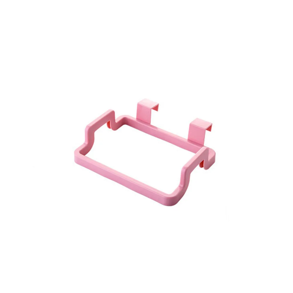 

Plastic Bag Holder Cabinet Door Under 2cm Thick Removable Kitchen Trash Rack Storage Solution Garbage Bag Bracket