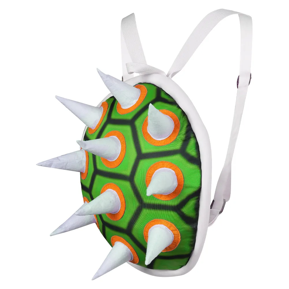 

Bowser Cosplay Backpack Costume Accesories Print School Bag Adult Women Men Rucksack Bag Bowser Halloween Party Suits Props