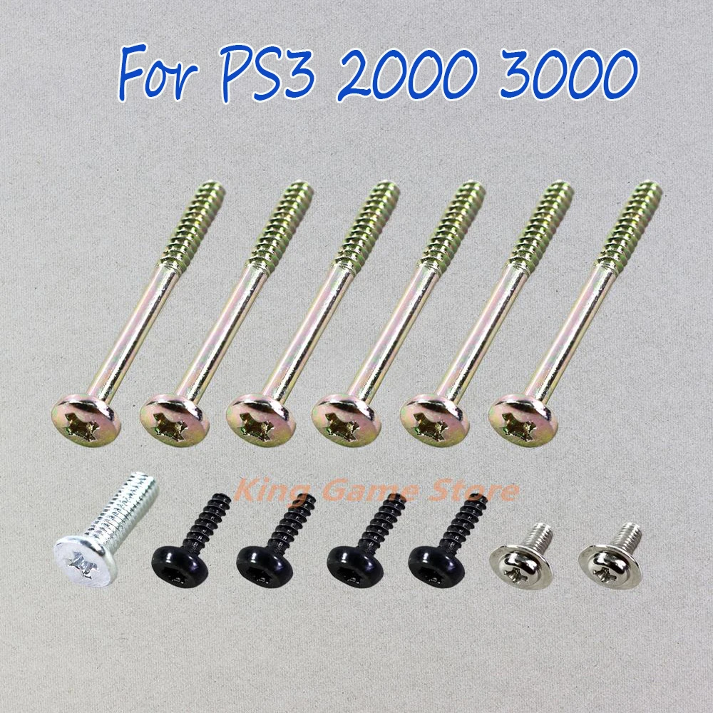 1 Set Housing Shell Screws For Playstation 3 PS3 Super Slim CECH-2000 3000 Replacement Repair Parts Accessories