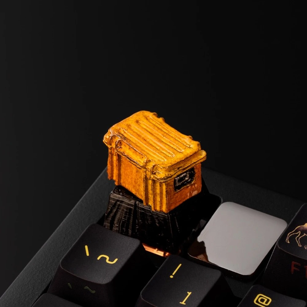 

Weaponry Case Keycaps Game Cool Custom Artisan Keycap Full Blue Quenching Resin Keycaps for Mechanical Keyboard Game Accessories