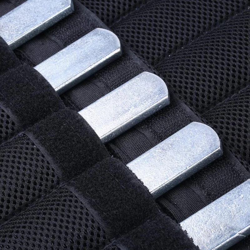 AF93-8Pcs الوزن لوح فولاذي الحاملة التدريب الملحقات لسترة مرجحة الكاحل الساق الرياضة قوة أجهزة لياقة بدنية