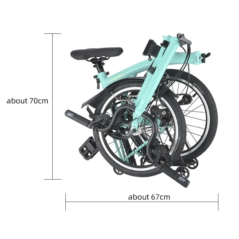 16inch Super light alloy steel frame Portable Quick easy folding bike folding bicycle  Be suitable aldult student city commuting