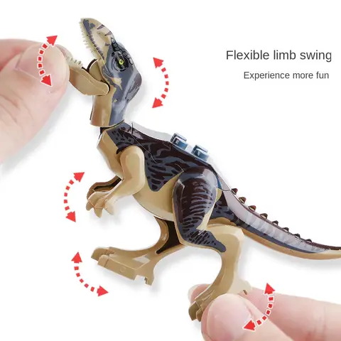 Jurassic Dinosaurs World Velociraptor Triceratops Indominus T-Rex Modell Byggstenar Montera Pedagogiska Leksaker För Barn Gåvor 10 best sales bröllopsgodisar - №6