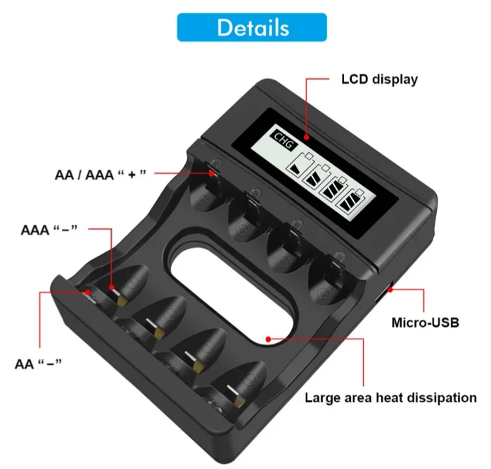 Original AA/AAA 1.5V 9800 8800mAh Rechargeable lithium ion polymer battery, remote control battery, mouse, small fan, electric