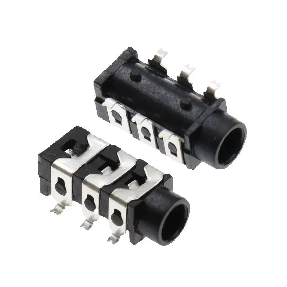 PJ313D PJ-313D 3.5 mm Female Audio Connector SMT 6Pin Stereo Headphone Jack SMD 6Pin