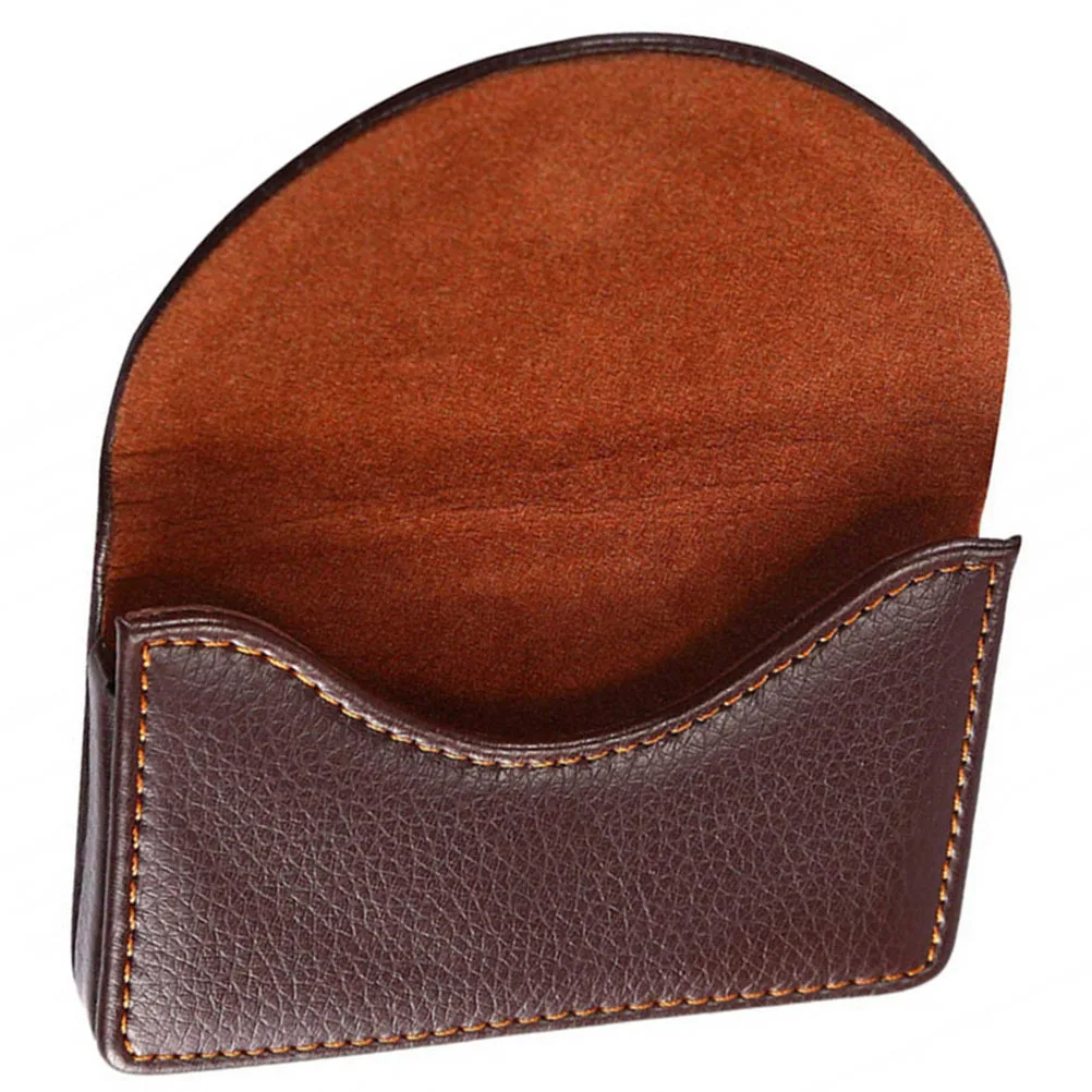 

Pu Business Pouch Id Cover Holder Wallet Credit Holder Durable Wear-Resistant Material Fine Workmanship Daily Use Gift