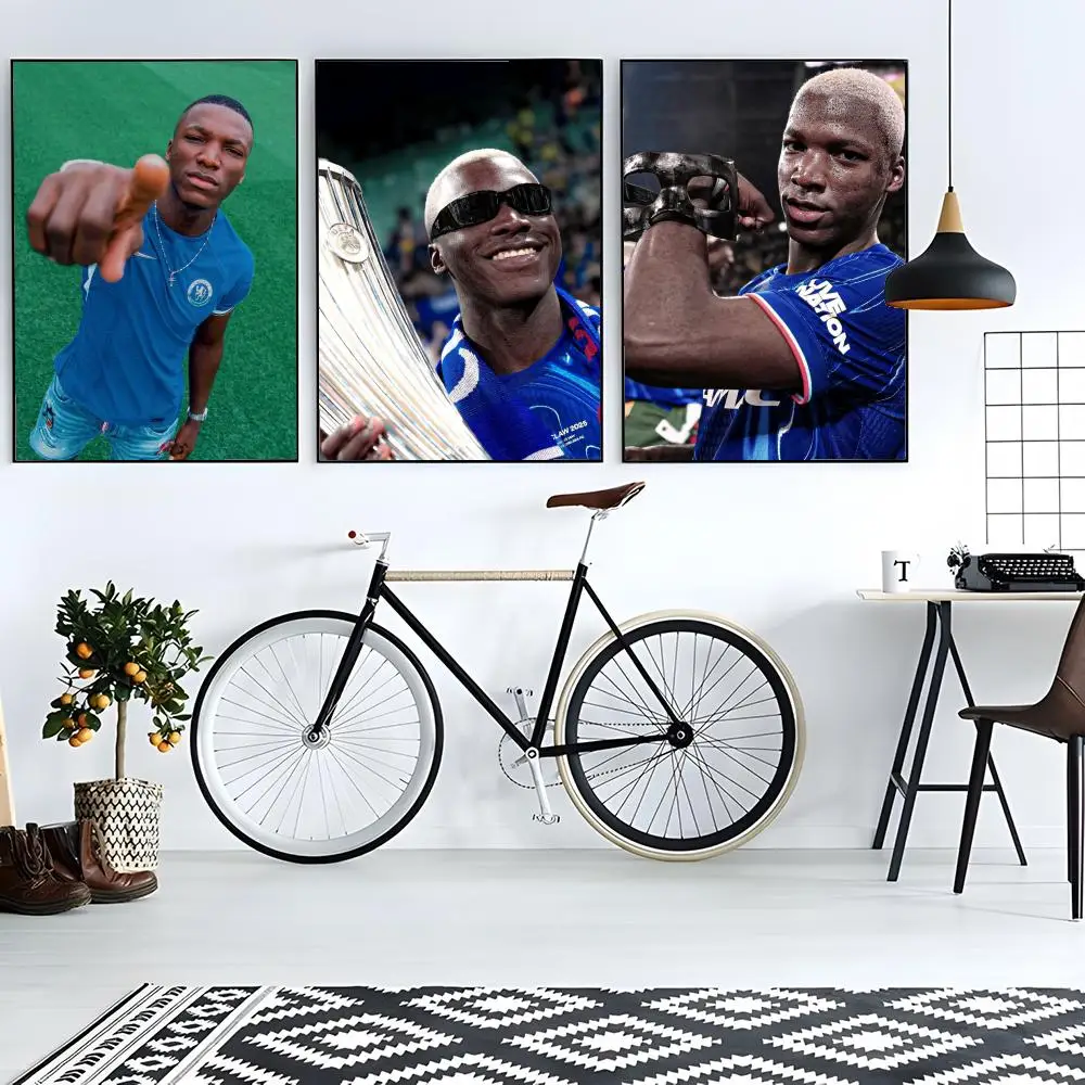Dynamic Moises Caicedos Poster Sticky Poster Paper Sticker DIY Room Bar Cafe Wall Decor Gift