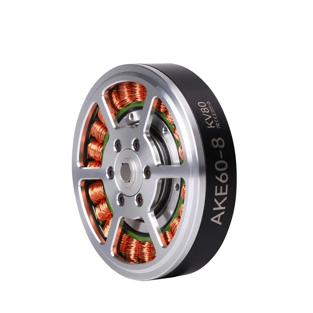 Motor sin escobillas CubeMars AKE60-8 KV80 para robots Dynamics, actuador robótico, exoskeletones de diseño Modular, robots bipedal