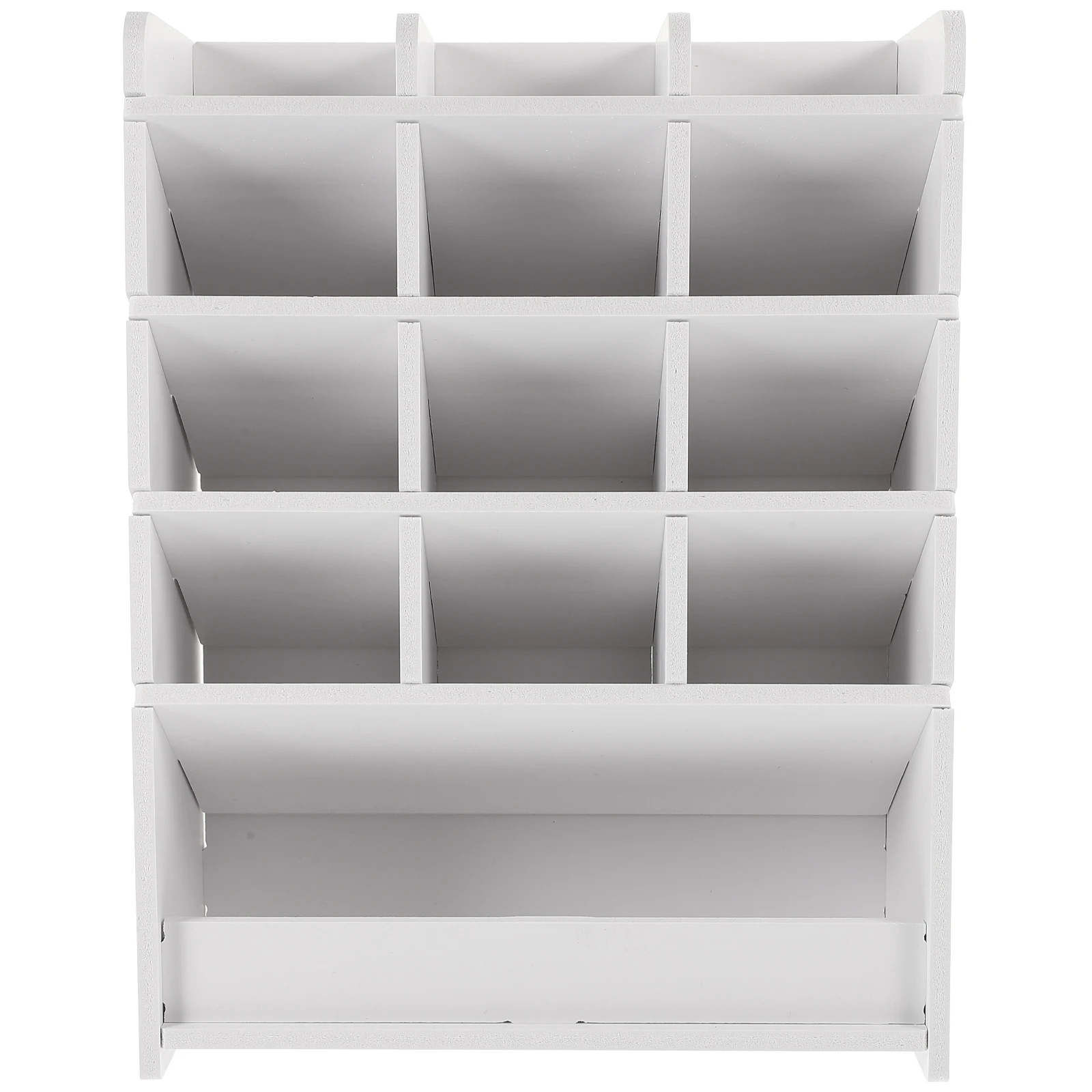 Compartment Desk Organizer Office Desks Home Organiser Storage Rack Wood Plastic