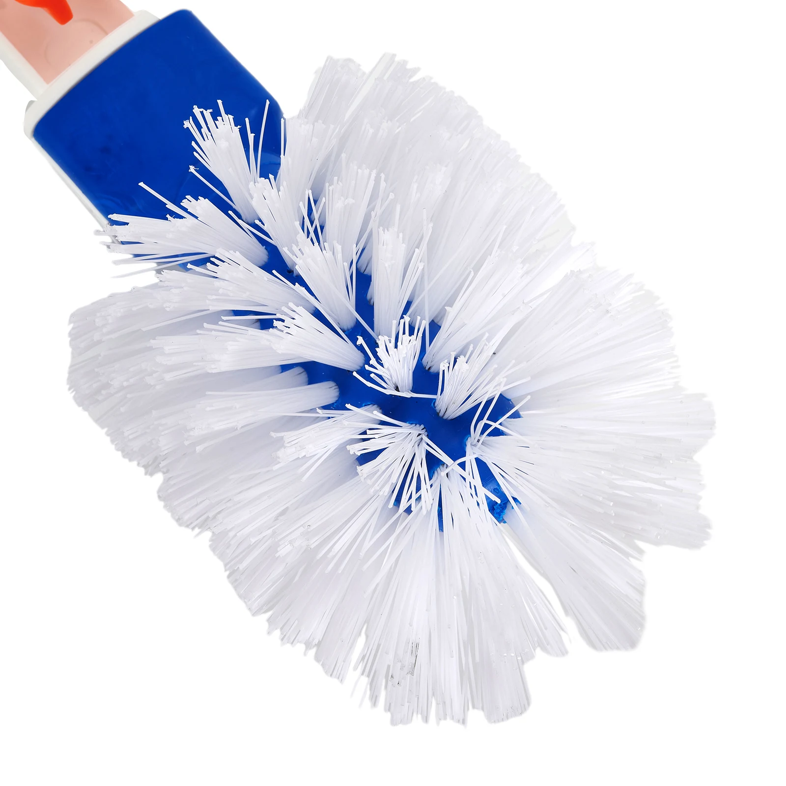 Swimming Pool Corner Brush with Stapled Bristles and Round Design for Effective Cleaning of Pool Steps and Tight Areas