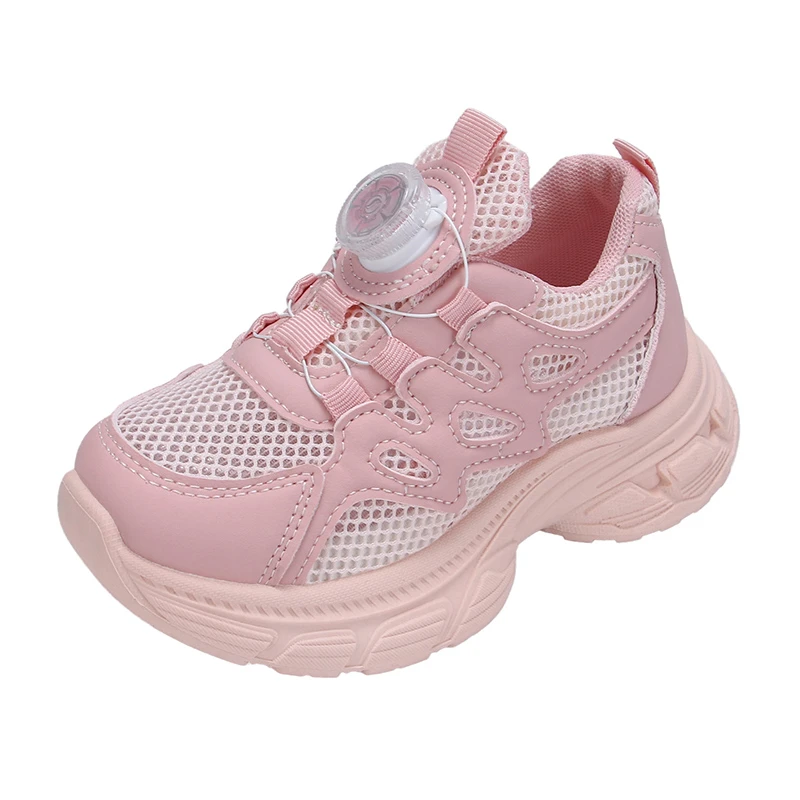 Frühling Herbst Jungen Mädchen Atmungsaktive Mesh Dad-Schuhe Kinder Weiche Sohle Rutschfeste Schul-Sneaker Kinder Freizeit Laufschuhe Sportschuhe – Detail 10