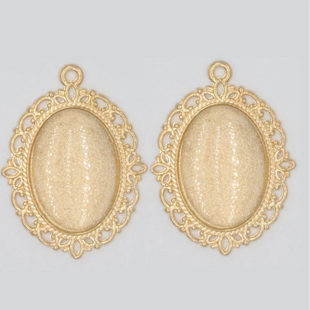 

50 шт., подвески-цепочки с драгоценными камнями, пустые подносы из сплава, фото-ювелирные изделия, аксессуары на заказ, винтажные подносы из сплава