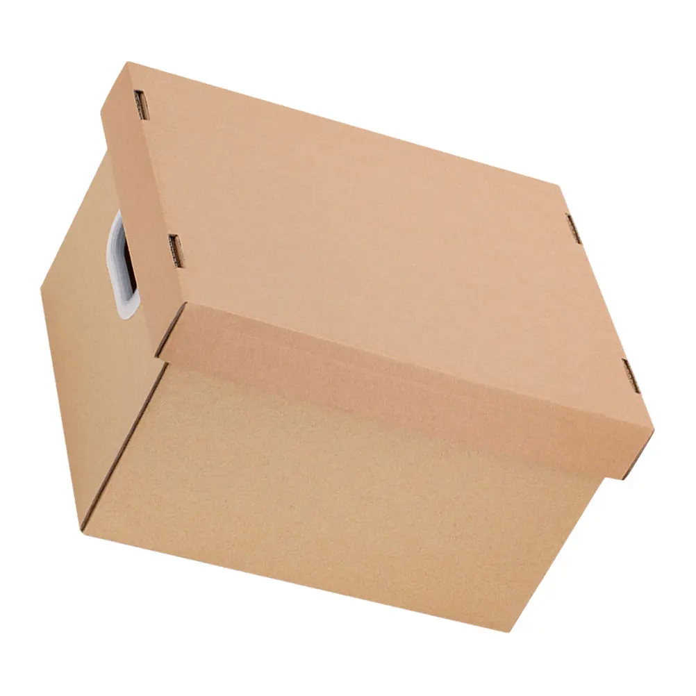

Storage Box Organizers File Bins Cardboard Boxes with Lids Document Office Holder Case Binder