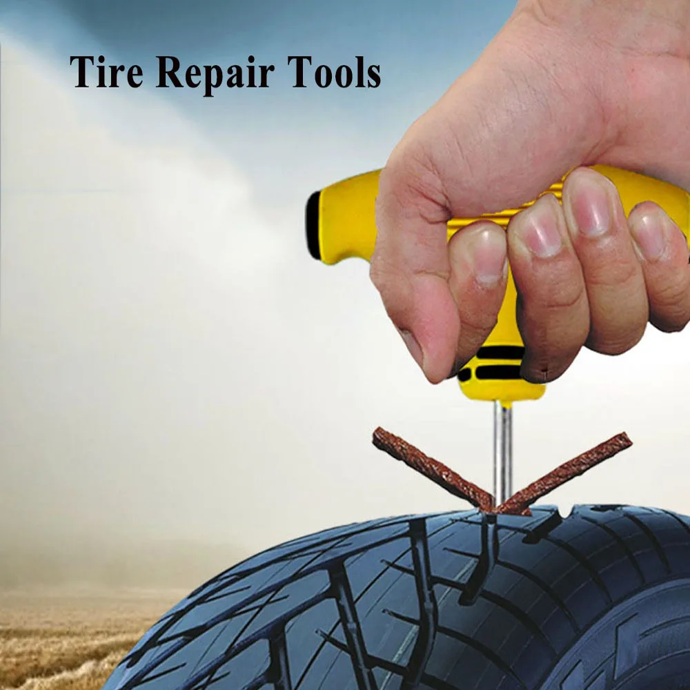 

Garage Tools Portable Tire Repair Tools Accessories for Vehicles Car Supplies Vacuum Tire Repair Kit for Motorcycle Truck