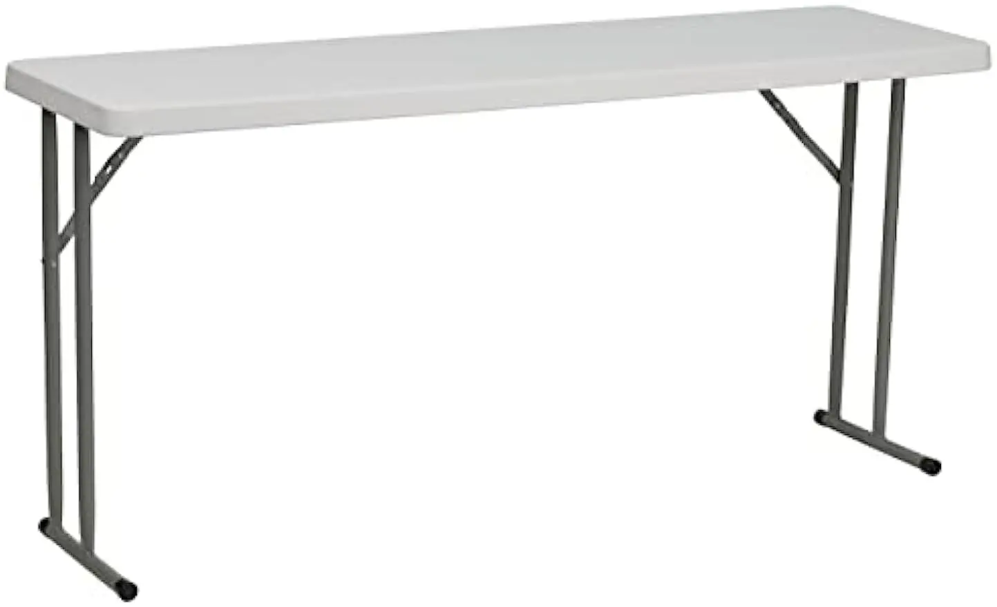 

5-Foot Granite White Plastic Folding Training Table Picnic Table Outdoor Table