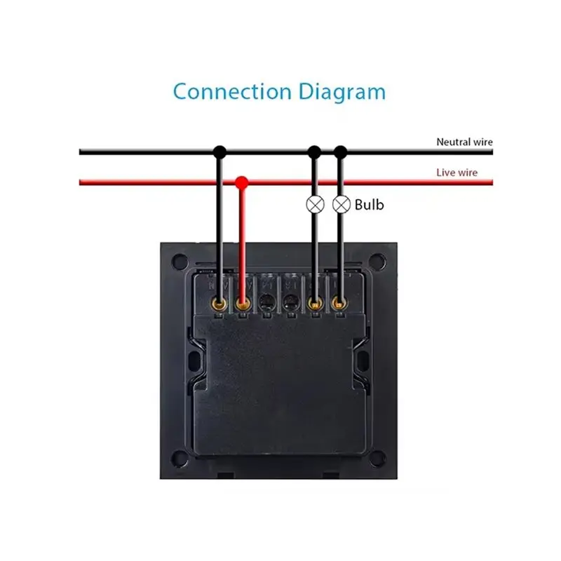 DT51 Tuya Zigbee Knob Smart Dimming Switch Panel, 4 Gang Relay Smart Home Light Switch, App Voice Control, 1.8 Inch Screen, AC