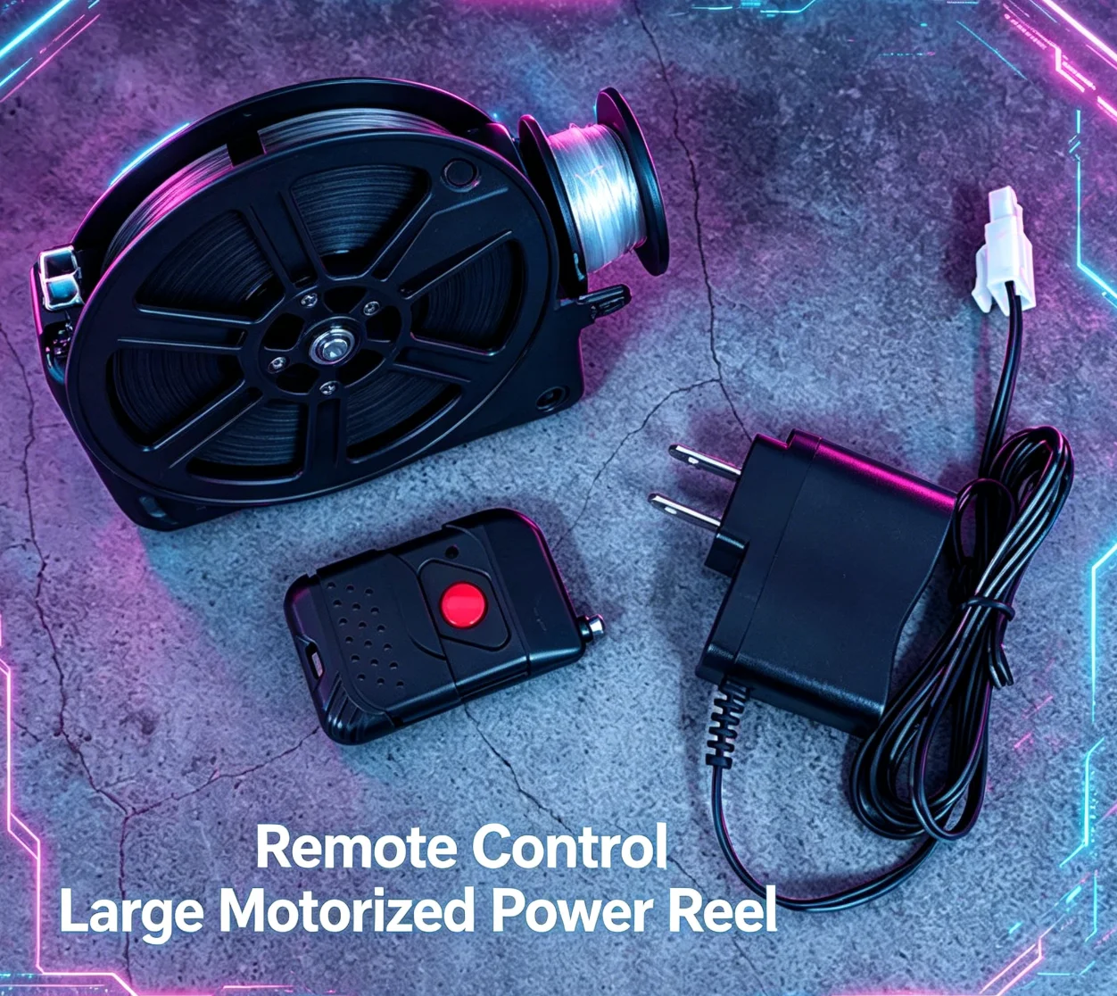 

Remote Control Large Motorized Power Reel Magic Accessories Silk Magic Show Illusions Party Wedding Stage Magic Tricks Comedy