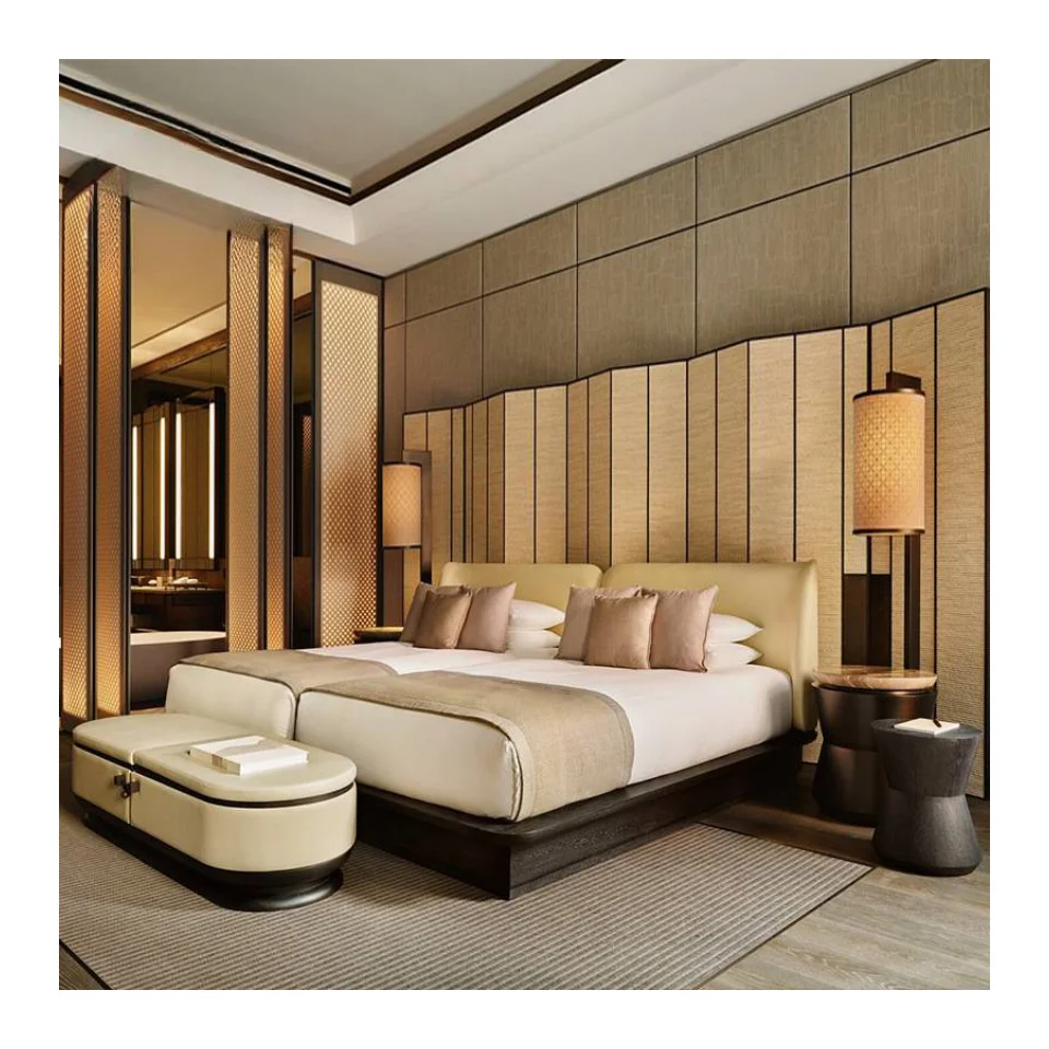 

# Современная роскошная мебель для гостиничных номеров на заказ оптом - деревянная мебель для завтраков в отелях и апартаментах