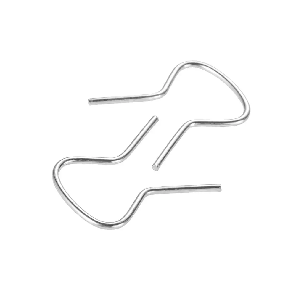 2x Car Door Window Crank Clip Metal Retainer Roll Up Retaining Winder Handle Clips Car Hooks Accessories