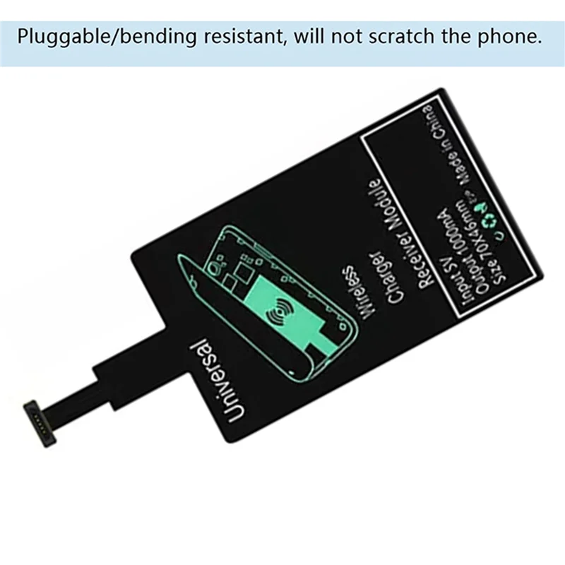 ABGI-4X محول شاحن لاسلكي خفيف الوزن عالمي سريع (لـ Micro-USB A)