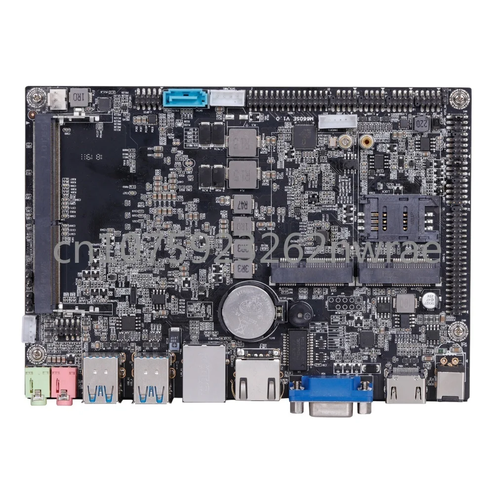 

ELSKY i5 motherboard M600SE i3 processor Core i3 i5 i7 6COM USB3.0 Fanless DDR4 4 Inches 19V Fanless Motherboard with processor