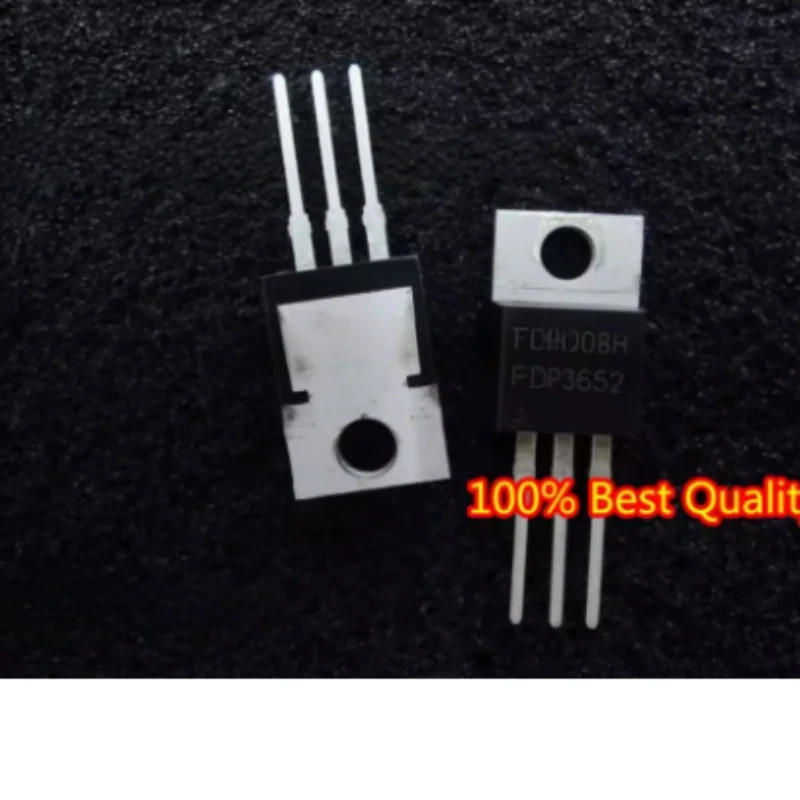 5PCS FDP3652 N‑Channel Power MOSFET 100V 61A TO‑220AB Low Rds(on) High Current Switching Transistor