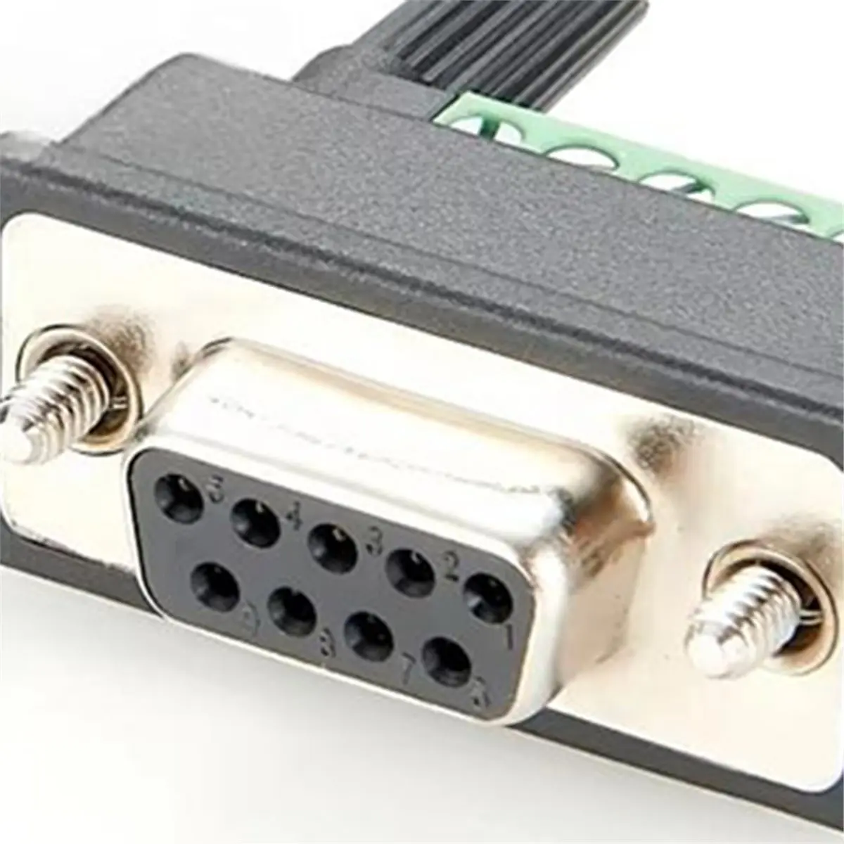 A40I DB9 to Terminal Block Adapter Mini DB9F-to-TB for for Industrial Automation and Serial Communication