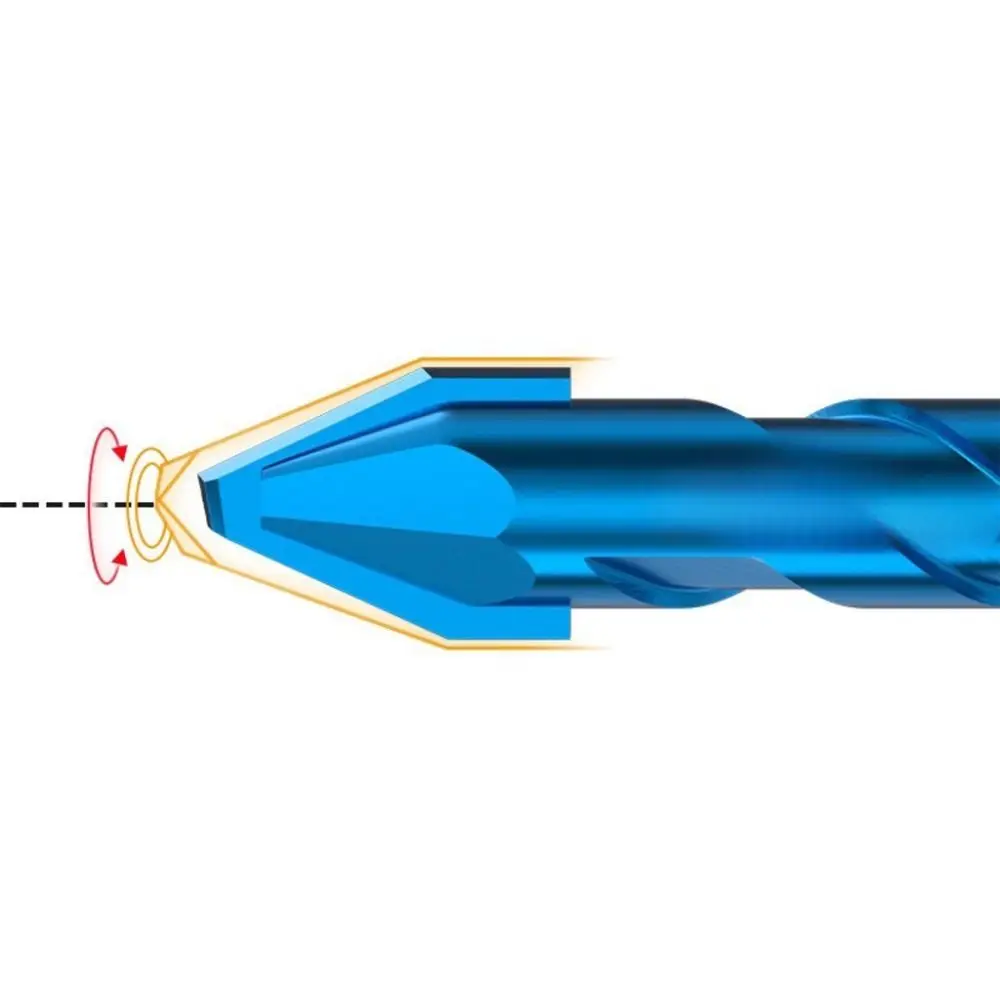 Multifunction High Hardness Eccentric Drill Bit Precision 6/8/10/12mm Hole Drill Bit Punching Professional Triangle Drill Bit