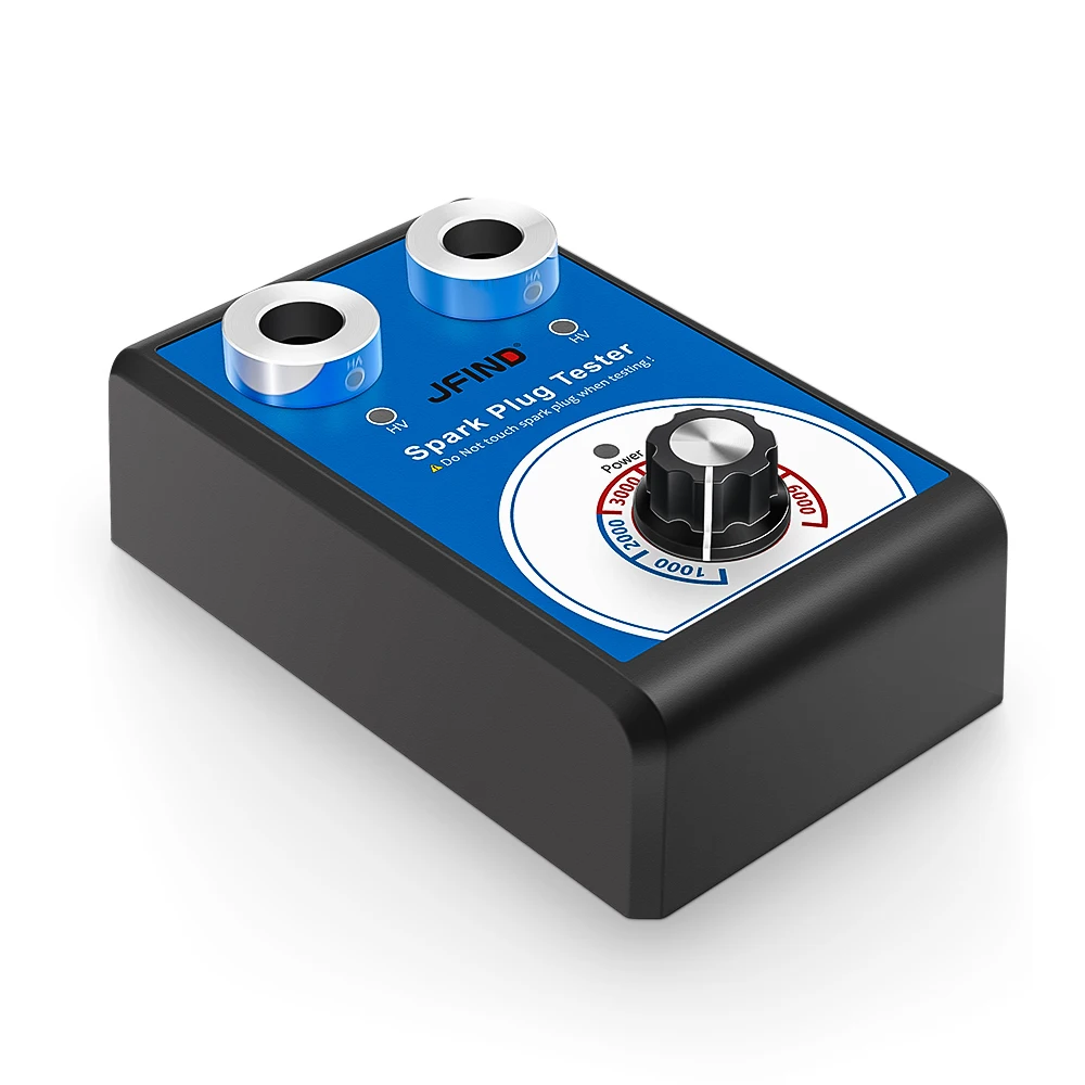 Hochwertiger JFIND JF109 Doppelloch-Zündkerzentester 110V 220V auf 12V Auto-Zündungsanalysator Diagnosegerät für Auto und Motorrad – Detail 9